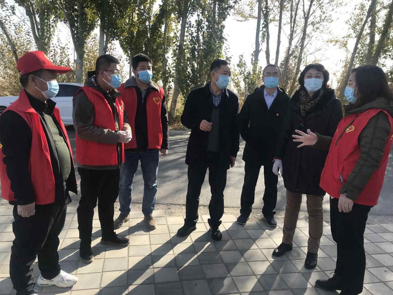 馬宗?？赐繂?wèn)疫情防控一線黨員職工